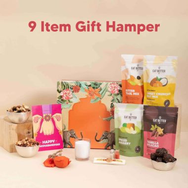 Eat Better: Rakhi Hamper for Brother - 9 Items