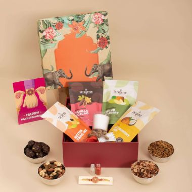 Eat Better: Rakhi Hamper for Brother - 9 Items
