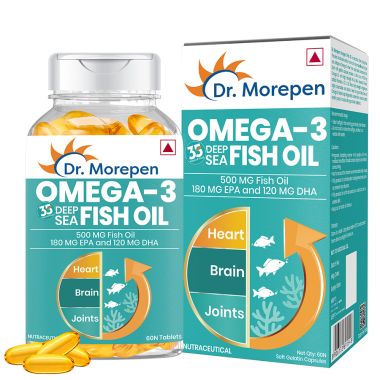 Dr. Morepen: Omega 3 Deep Sea Fish Oil - 60 Softgels