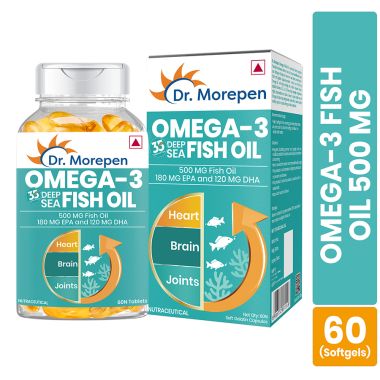 Dr. Morepen: Omega 3 Deep Sea Fish Oil - 60 Softgels