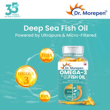Dr. Morepen: Omega 3 Deep Sea Fish Oil - 60 Softgels