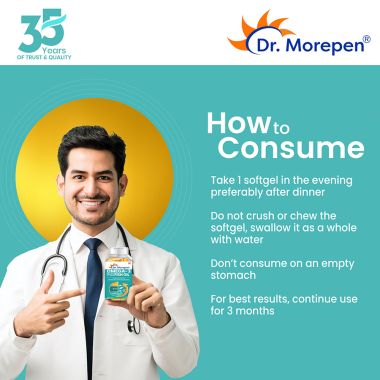 Dr. Morepen: Omega 3 Deep Sea Fish Oil - 60 Softgels