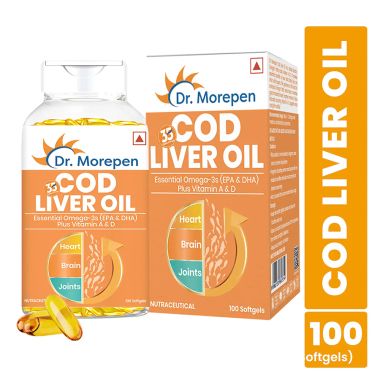 Dr. Morepen: COD Liver Oil Capsules - 100 Capsules