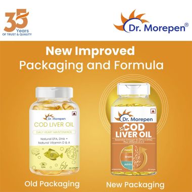 Dr. Morepen: COD Liver Oil Capsules - 100 Capsules