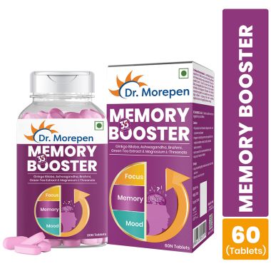 Dr. Morepen: Memory, Focus & Mood Tablets - 60 Tablets