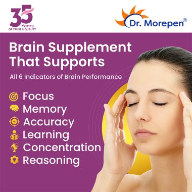 Dr. Morepen: Memory, Focus & Mood Tablets - 60 Tablets