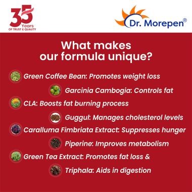Dr. Morepen: Fat Burner Tablets - 60 Tablets
