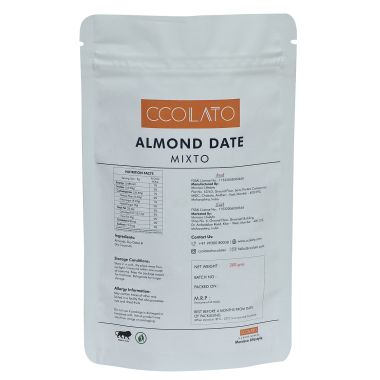 CCOLATO: Almond Date Mixto - 200gm