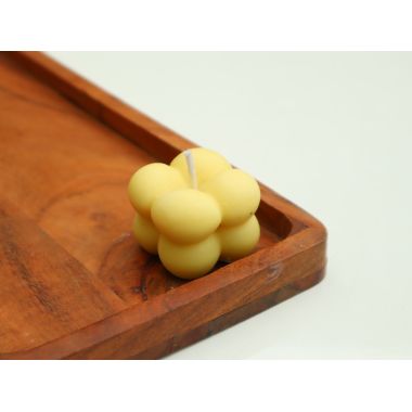 The Umbrella Store: Mini Bubble Candle | Yellow