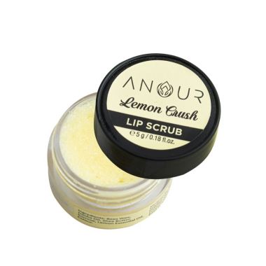 Anour: Mini Lemon Crush Lip Scrub- 5gm