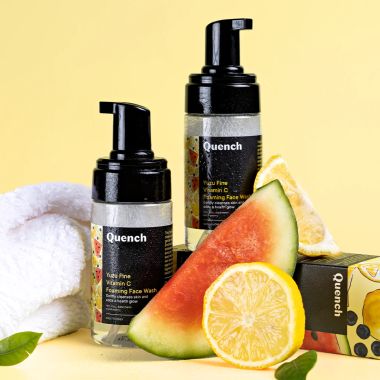 Quench Botanics: Yuzu Fine Vit C Foaming Face Wash - 100ml