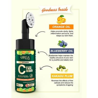 Orgatre: Vitamin C Foaming Facewash - 150ml