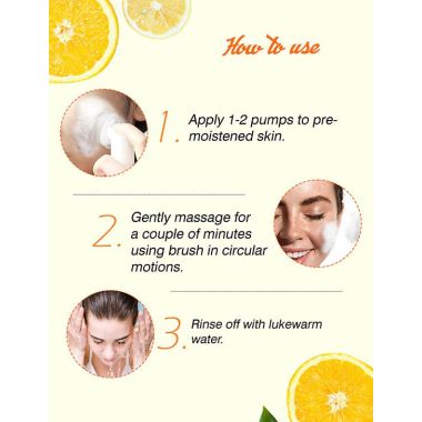 Orgatre: Vitamin C Foaming Facewash - 150ml