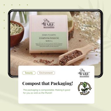 Bare Necessities: Down to Earth Shampoo Bar - 85gm