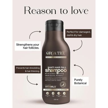 Orgatre: Anti hair Fall Shampoo - 250ml