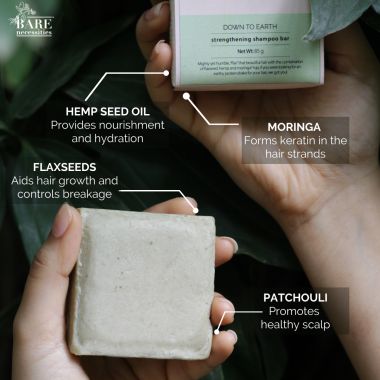 Bare Necessities: Down to Earth Shampoo Bar - 85gm