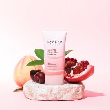 Mary&May: Vegan Primer Glow Sun Cream - 50ml