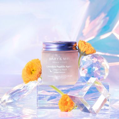 Mary&May: Calendula Peptide Ageless Sleeping Mask - 110gm