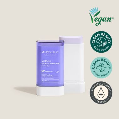 Mary&May: Vegan Peptide Bakuchiol Sun Stick SPF50+ Pa++++ - 18gm