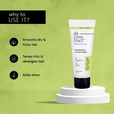 Deconstruct Skincare: Nourishing Conditioner 1% Keratin Complex + 0.1% Biotin+ 0.5% Murumuru Butter - 200ml