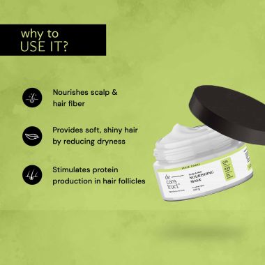 Deconstruct Skincare: Hair Nourishing Mask 0.1% Biotin + 0.5% Vitamin F + 2% Shea Butter - 200gm