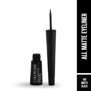Colorbar: All-Matte Eyeliner Matte Black 001 - 2.5ml