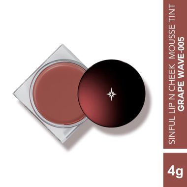 Colorbar: Sinful Lip N Cheek Mousse Tint Grape Wave 005 - 4gm
