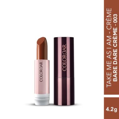 Colorbar: Take Me As I Am Vegan Matte Lipstick Bare Dare 003 - 4.2gm
