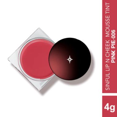 Colorbar: Sinful Lip N Cheek Mousse Tint Pink Pie 006 - 4gm