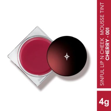 Colorbar: Sinful Lip N Cheek Mousse Tint Cherry 001 - 4gm
