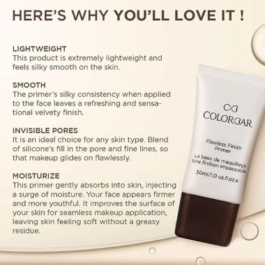 Colorbar: Flawless Finish Primer 001 - 30ml