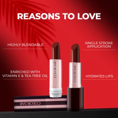 Colorbar: Take Me As I Am Vegan Matte Lipstick Flirtatious Pink 005 - 4.2gm