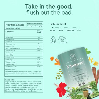 Wellbeing Nutrition: Cleanse Herbal Tea - 40gm
