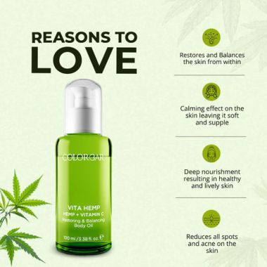 Colorbar: Vita Hemp Restoring & Balancing Body Oil - 100ml