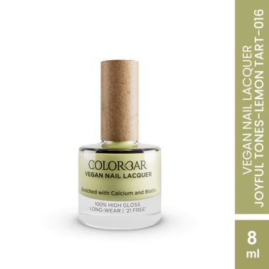 Colorbar: Vegan Nail Lacquer Joyful Tone Lemon Tart-16 - 8ml
