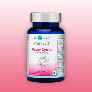 The Co Being: Happy Cycles Menstrual Capsule - 60 Capsules