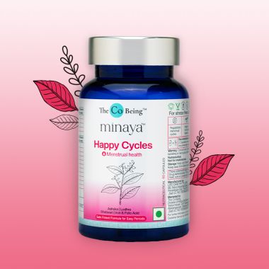 The Co Being: Happy Cycles Menstrual Capsule - 60 Capsules