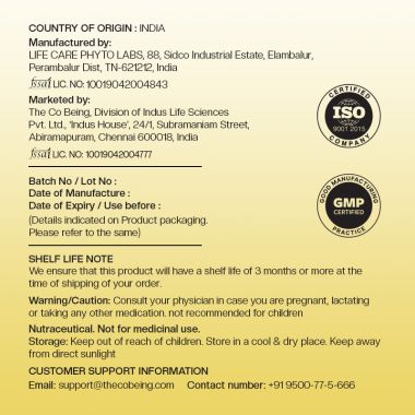 The Co Being: Happy Pause Menopause  Capsule - 60 Capsules
