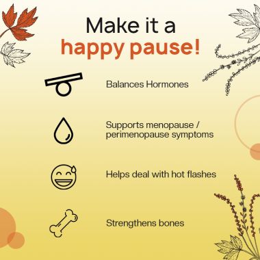 The Co Being: Happy Pause Menopause  Capsule - 60 Capsules