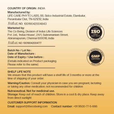 The Co Being: Power Up Male Performace Capsule - 60 Capsules