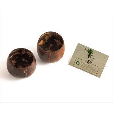 Thenga: Coconut Shell Cup - Pack of 2