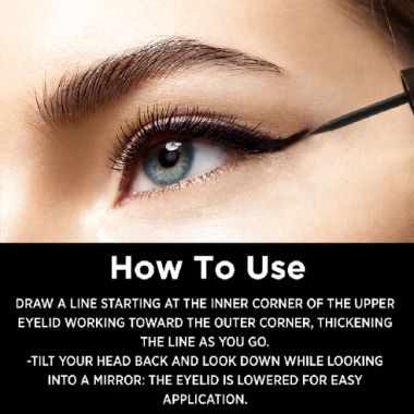 Colorbar: All-Matte Eyeliner Matte Black 001 - 2.5ml