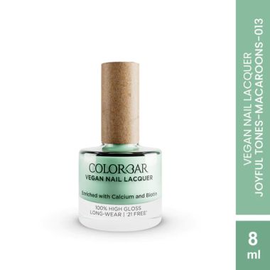 Colorbar: Vegan Nail Lacquer Joyful Tone Macaroons-13 - 8ml