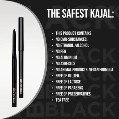 Colorbar: Intensely Rich  Kajal Dreamy Black.1 - 1.30gm