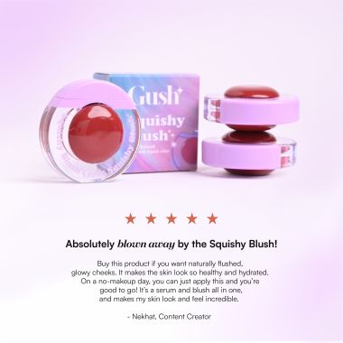 Gush: Squishy Blush - Flushed Pink - 13gm