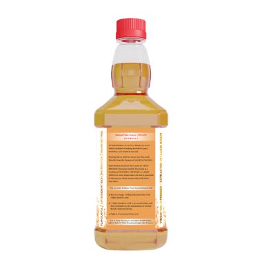 Indic Wisdom: Wood Pressed Flaxseed Oil 500 ml (Cold Pressed Flaxseed Oil - Extracted on Wooden Churner)