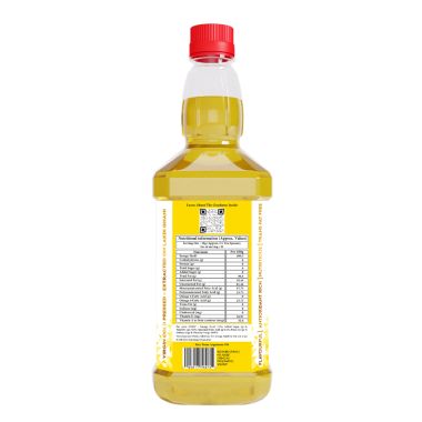Indic Wisdom: Wood Pressed Groundnut Oil 1 Liter (Cold Pressed Groundnut Oil - Extracted on Wooden Churner)