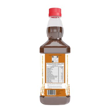 Indic Wisdom: Wood Pressed Mustard Oil 500 ml (Cold Pressed Mustard Oil - Extracted on Wooden Churner)