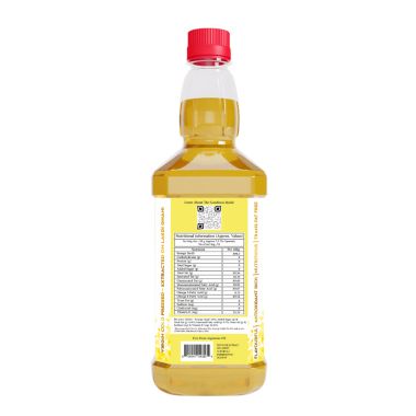 Indic Wisdom: Wood Pressed Sunflower Oil 1 liter (Cold Pressed Sunflower Oil - Extracted on Wooden Churner)