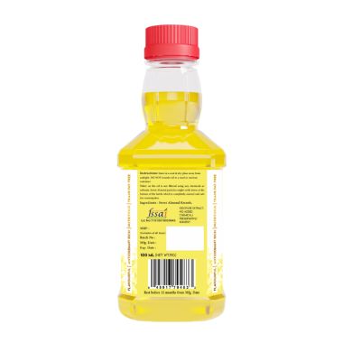 Indic Wisdom: Wood Pressed Sweet Almond Oil 100 ml (Cold Pressed Sweet Almond Oil - Extracted on Wooden Churner)